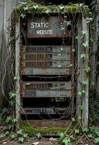 Static websites are <br>becoming outdated